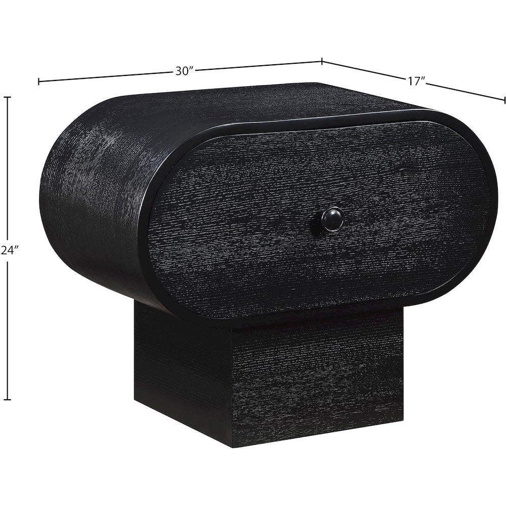 Harlow Black Night Stand