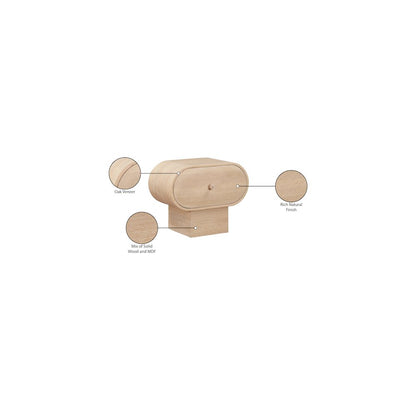 Harlow Natural Night Stand