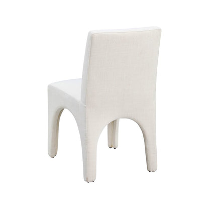 Gramercy Beige Linen Textured Fabric Dining Chair, Set of 2