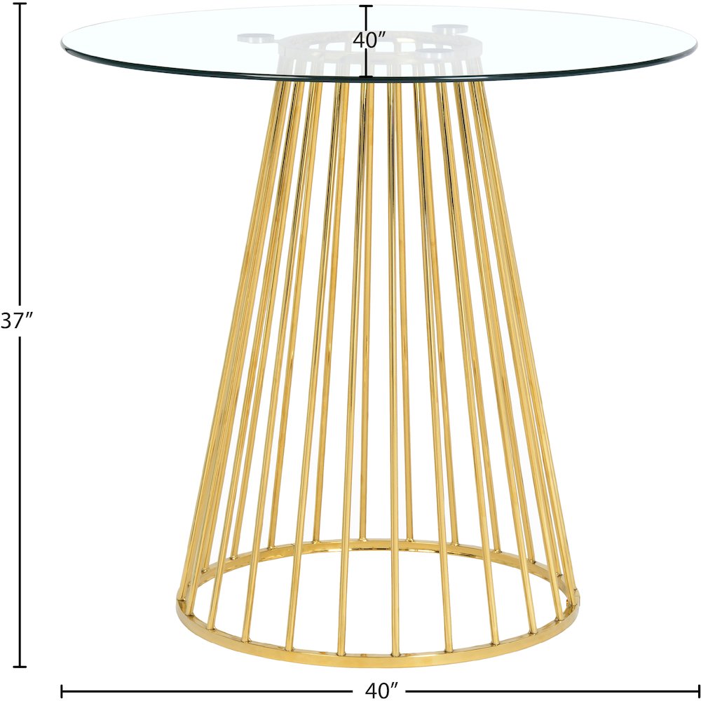 Gio Gold Counter Height Table