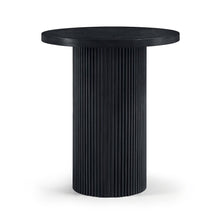 Belinda Black Oak Veneer And Solid Wood Bar Height Table