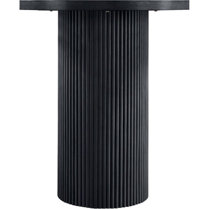 Belinda Black Oak Veneer And Solid Wood Bar Height Table