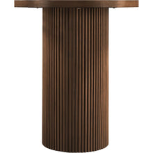 Belinda Brown Oak Veneer And Solid Wood Bar Height Table