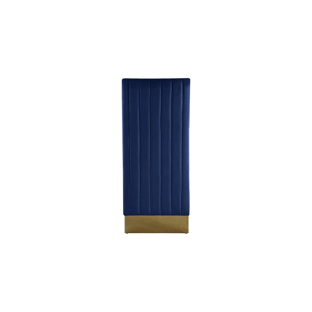 Porsha Navy Velvet Dining Chair, Set of 2