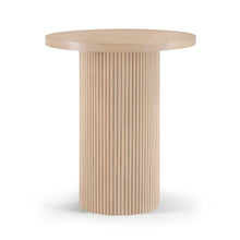 Belinda Natural Oak Veneer And Solid Wood Bar Height Table