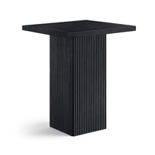 Belinda Black Oak Veneer And Solid Wood Bar Height Table