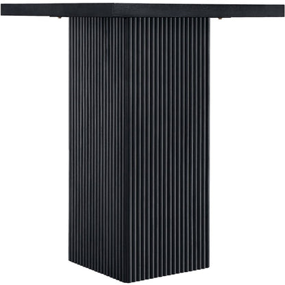 Belinda Black Oak Veneer And Solid Wood Bar Height Table
