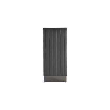 Porsha Grey Velvet Dining Chair, Set of 2