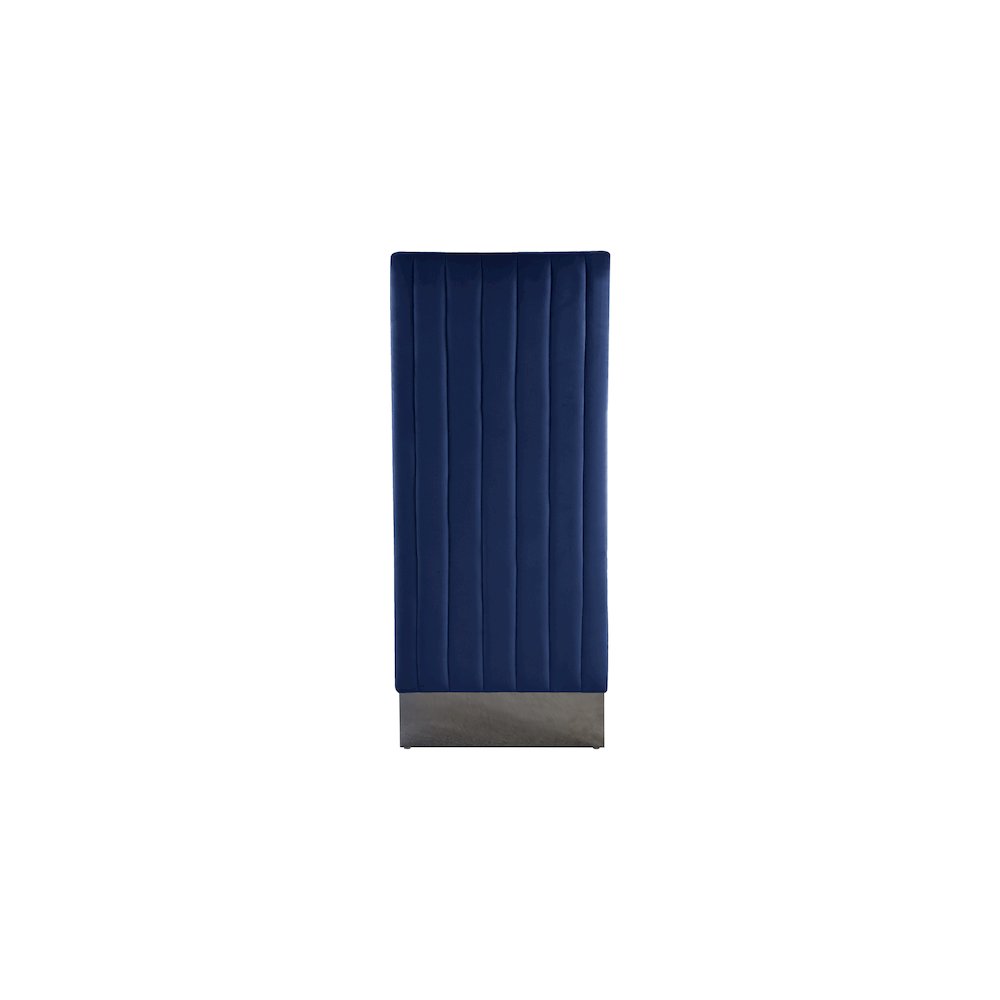 Porsha Navy Velvet Dining Chair, Set of 2