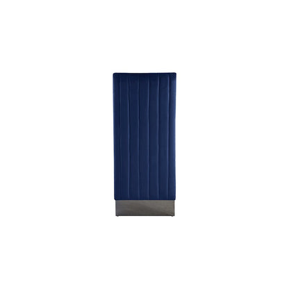 Porsha Navy Velvet Dining Chair, Set of 2