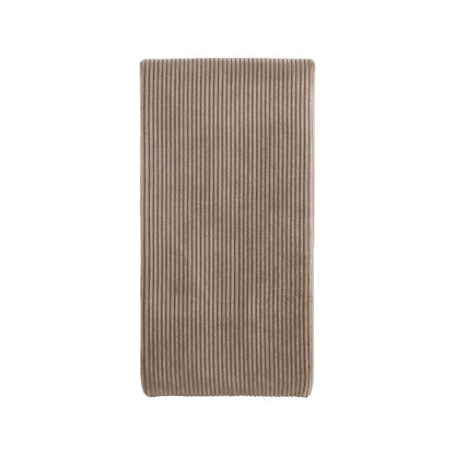 Benson Brown Microsuede Corduroy Fabric Dining Chair, Set of 2