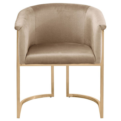 Tierra Beige Velvet Dining Chair