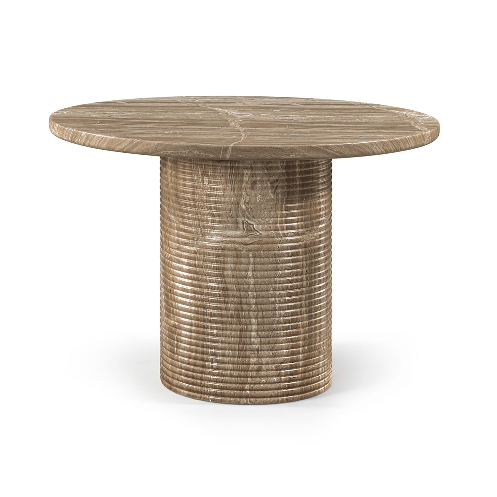 Rapallo 43" Beige Concrete Indoor/Outdoor Dining Table