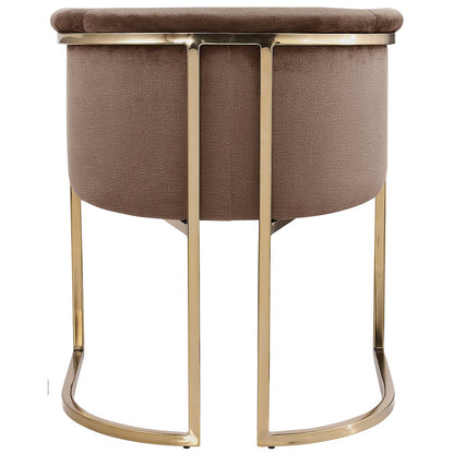 Tierra Brown Velvet Dining Chair