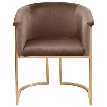 Tierra Brown Velvet Dining Chair