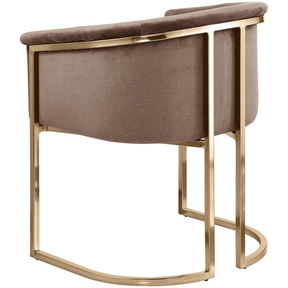 Tierra Brown Velvet Dining Chair