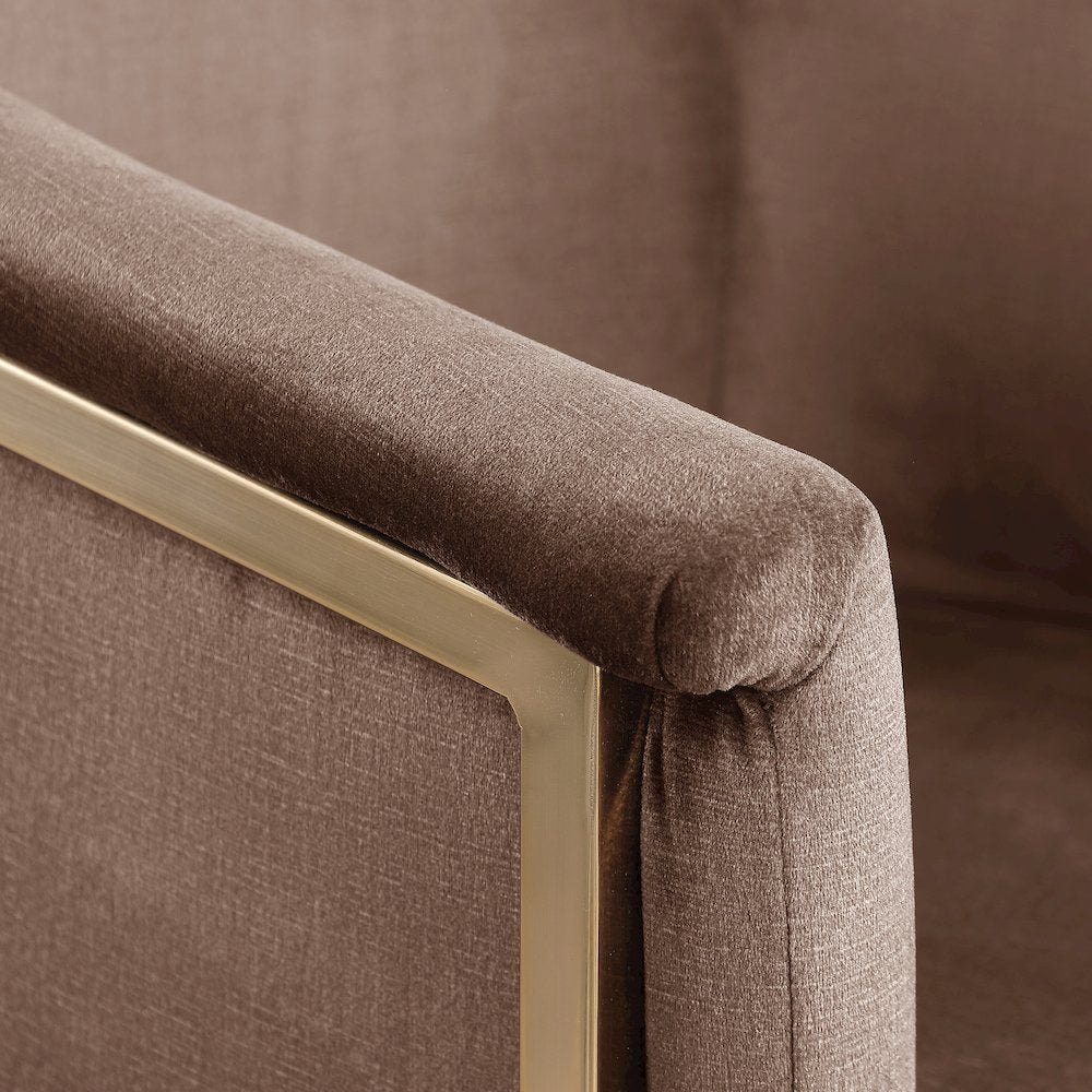Tierra Brown Velvet Dining Chair