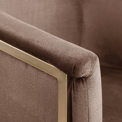 Tierra Brown Velvet Dining Chair