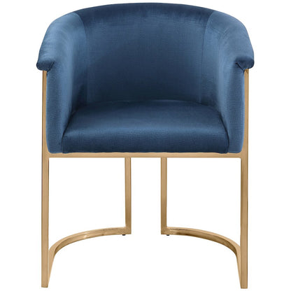 Tierra Navy Velvet Dining Chair