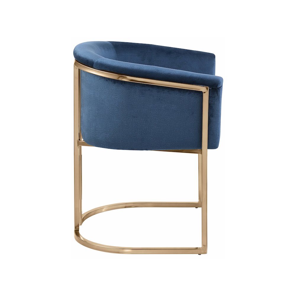 Tierra Navy Velvet Dining Chair