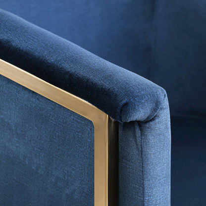 Tierra Navy Velvet Dining Chair