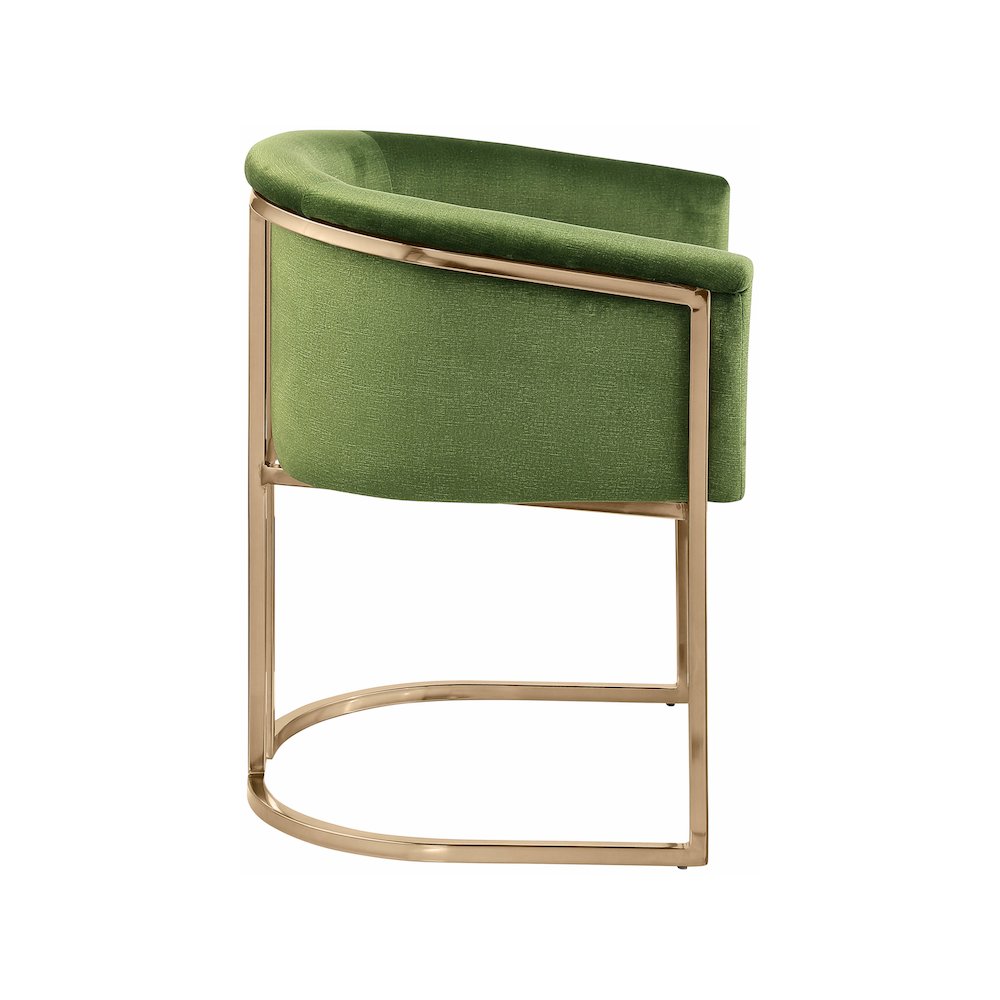 Tierra Olive Velvet Dining Chair