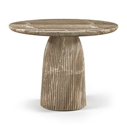Venosa 42" Beige Concrete Indoor/Outdoor Dining Table