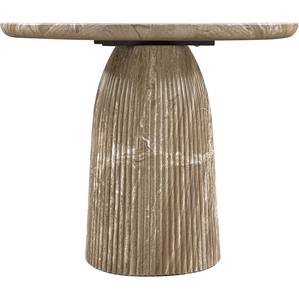 Venosa 42" Beige Concrete Indoor/Outdoor Dining Table