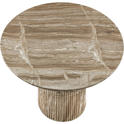 Venosa 42" Beige Concrete Indoor/Outdoor Dining Table