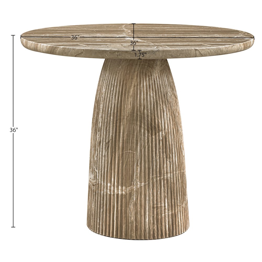 Venosa Beige Concrete Indoor/Outdoor Counter Height Table