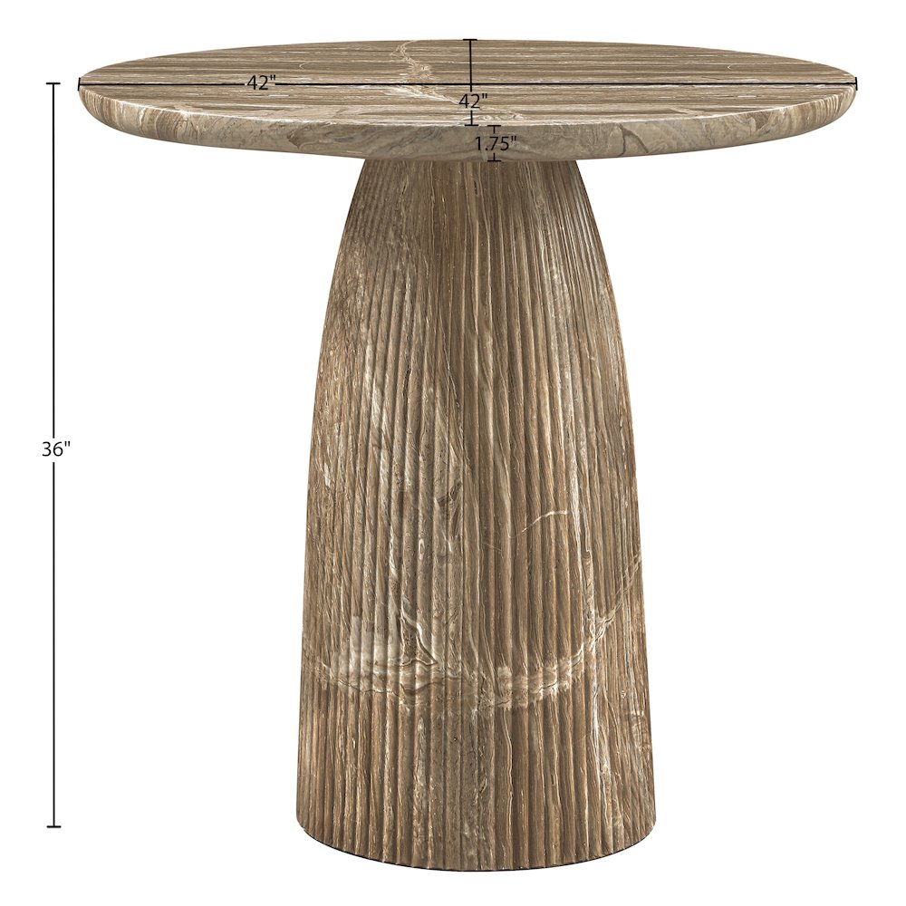 Venosa Beige Concrete Indoor/Outdoor Counter Height Table