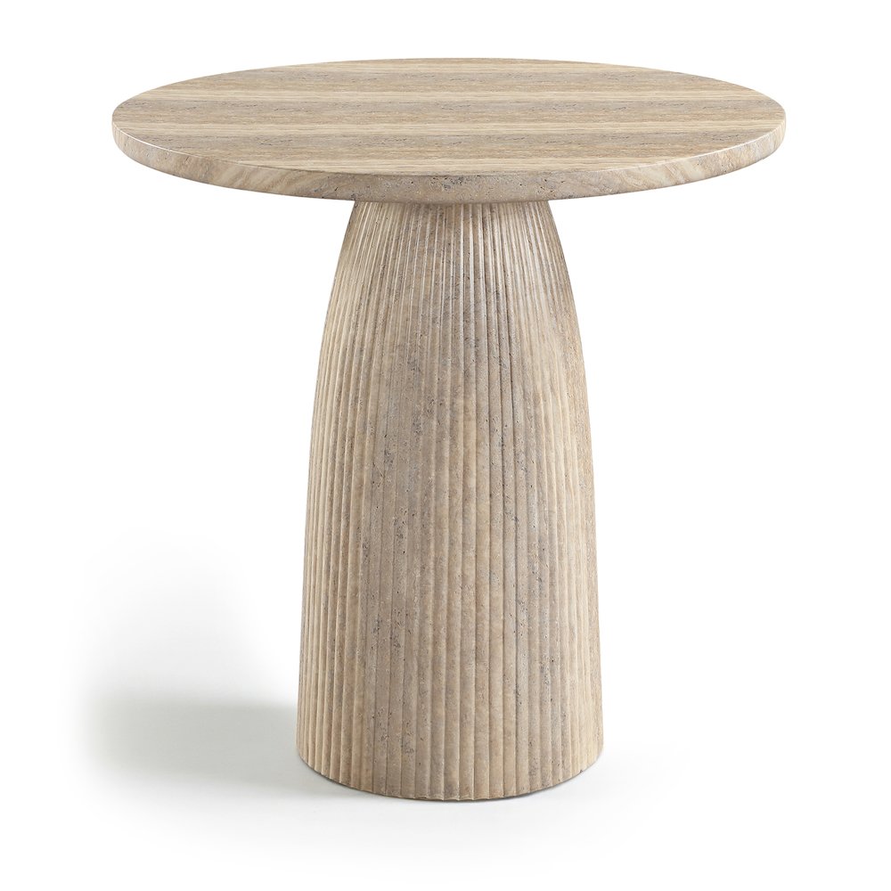 Venosa Travertine Concrete Indoor/Outdoor Counter Height Table