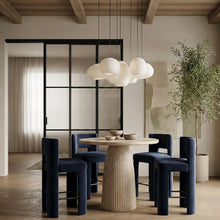 Venosa Travertine Concrete Indoor/Outdoor Counter Height Table
