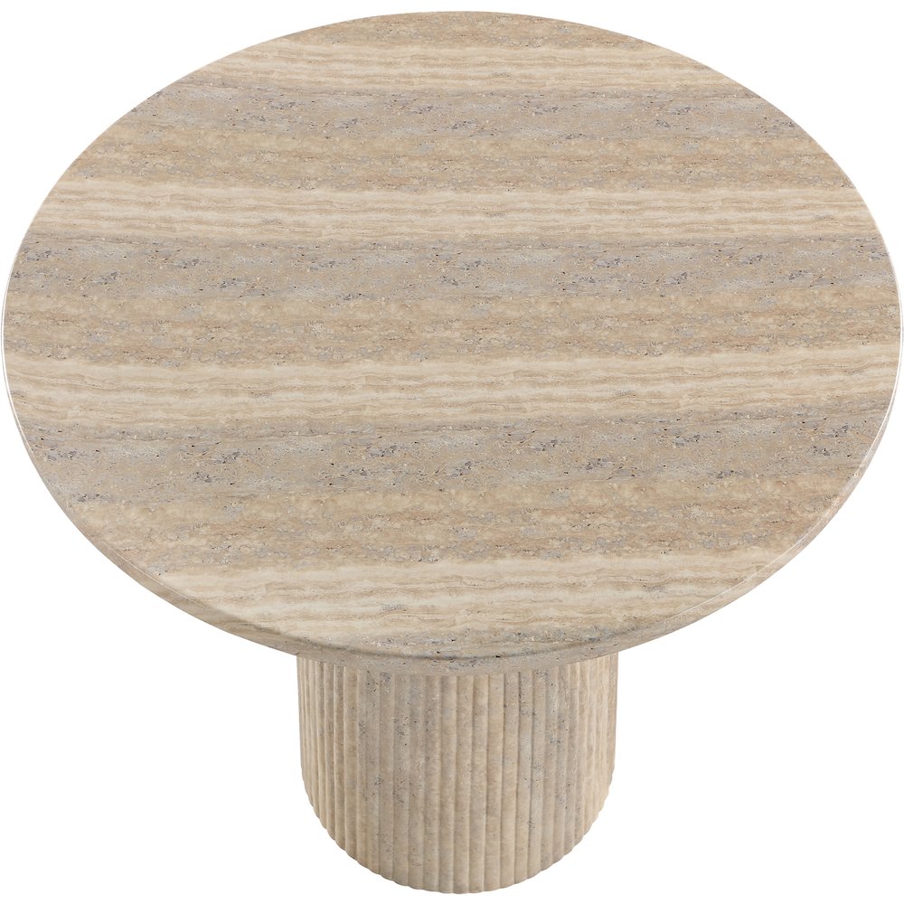 Venosa Travertine Concrete Indoor/Outdoor Counter Height Table