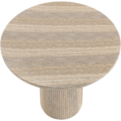 Venosa Travertine Concrete Indoor/Outdoor Counter Height Table