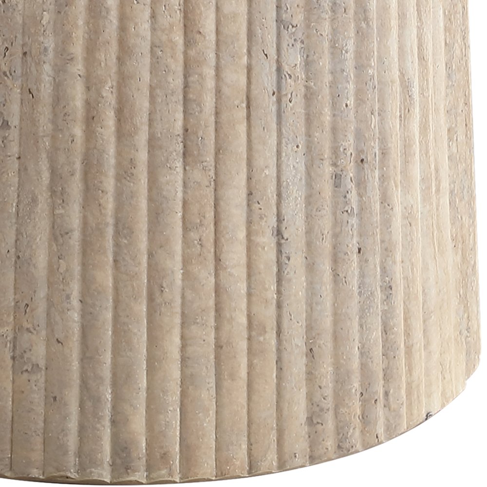 Venosa Travertine Concrete Indoor/Outdoor Counter Height Table