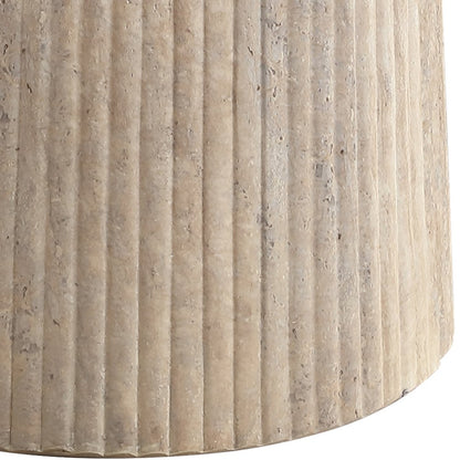 Venosa Travertine Concrete Indoor/Outdoor Counter Height Table