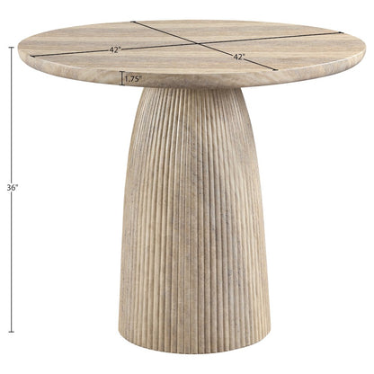 Venosa Travertine Concrete Indoor/Outdoor Counter Height Table