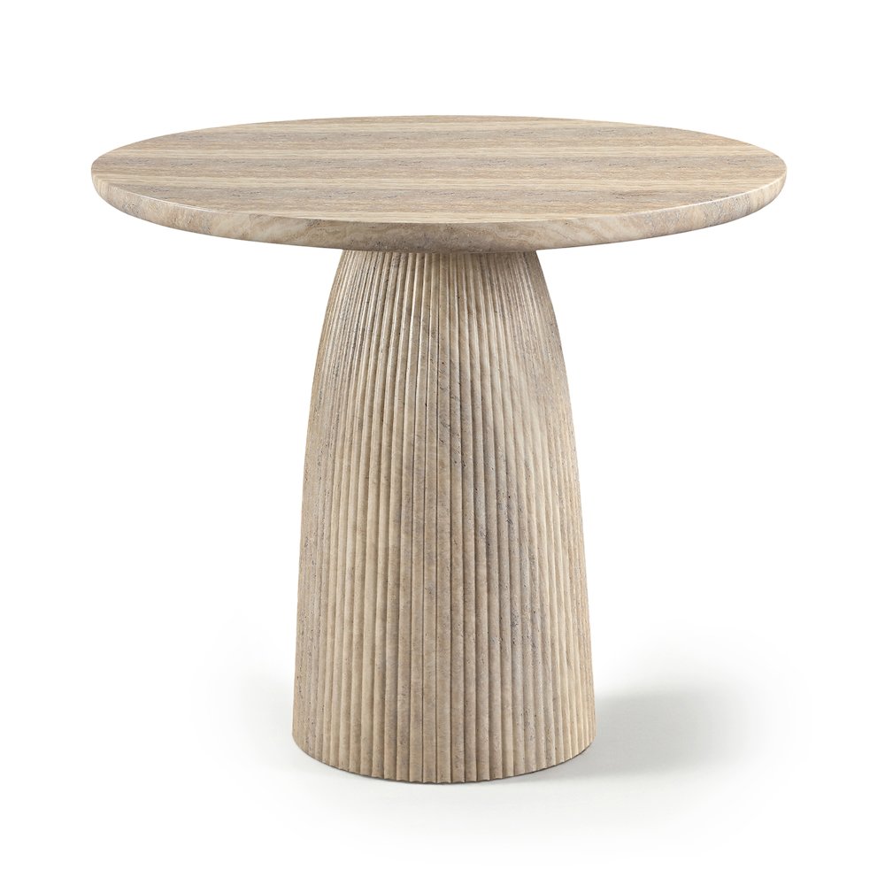 Venosa Travertine Concrete Indoor/Outdoor Counter Height Table