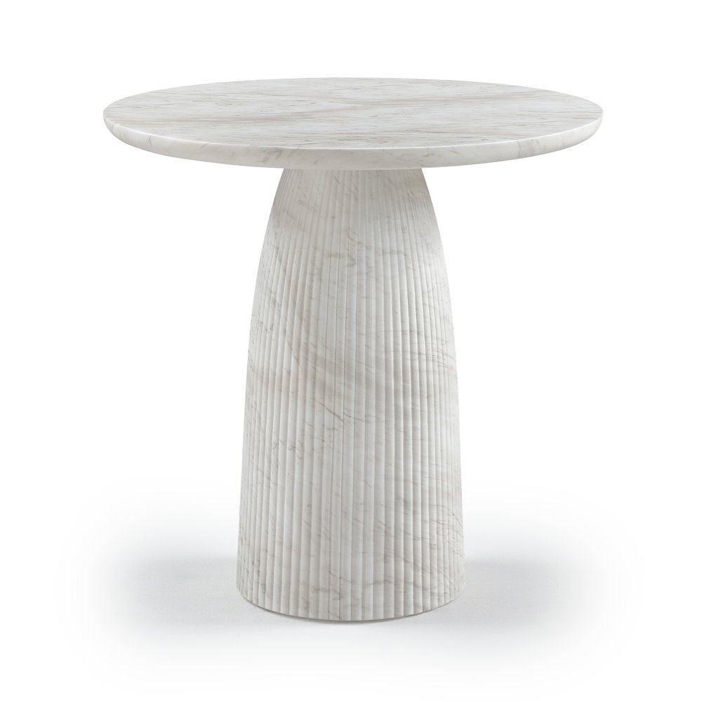 Venosa White Concrete Indoor/Outdoor Counter Height Table