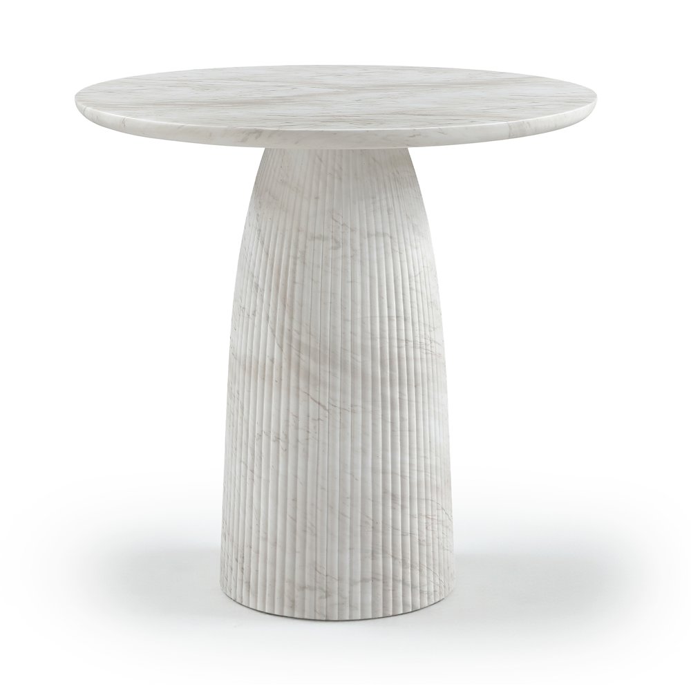 Venosa White Concrete Indoor/Outdoor Counter Height Table