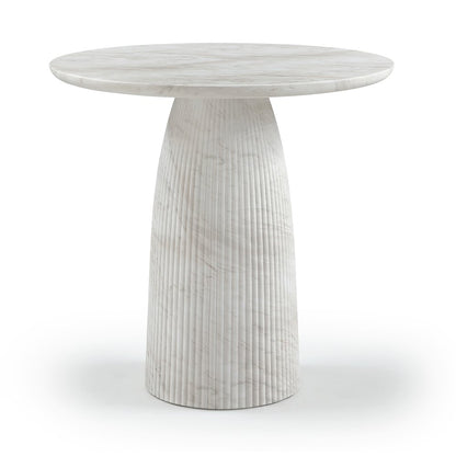 Venosa White Concrete Indoor/Outdoor Counter Height Table