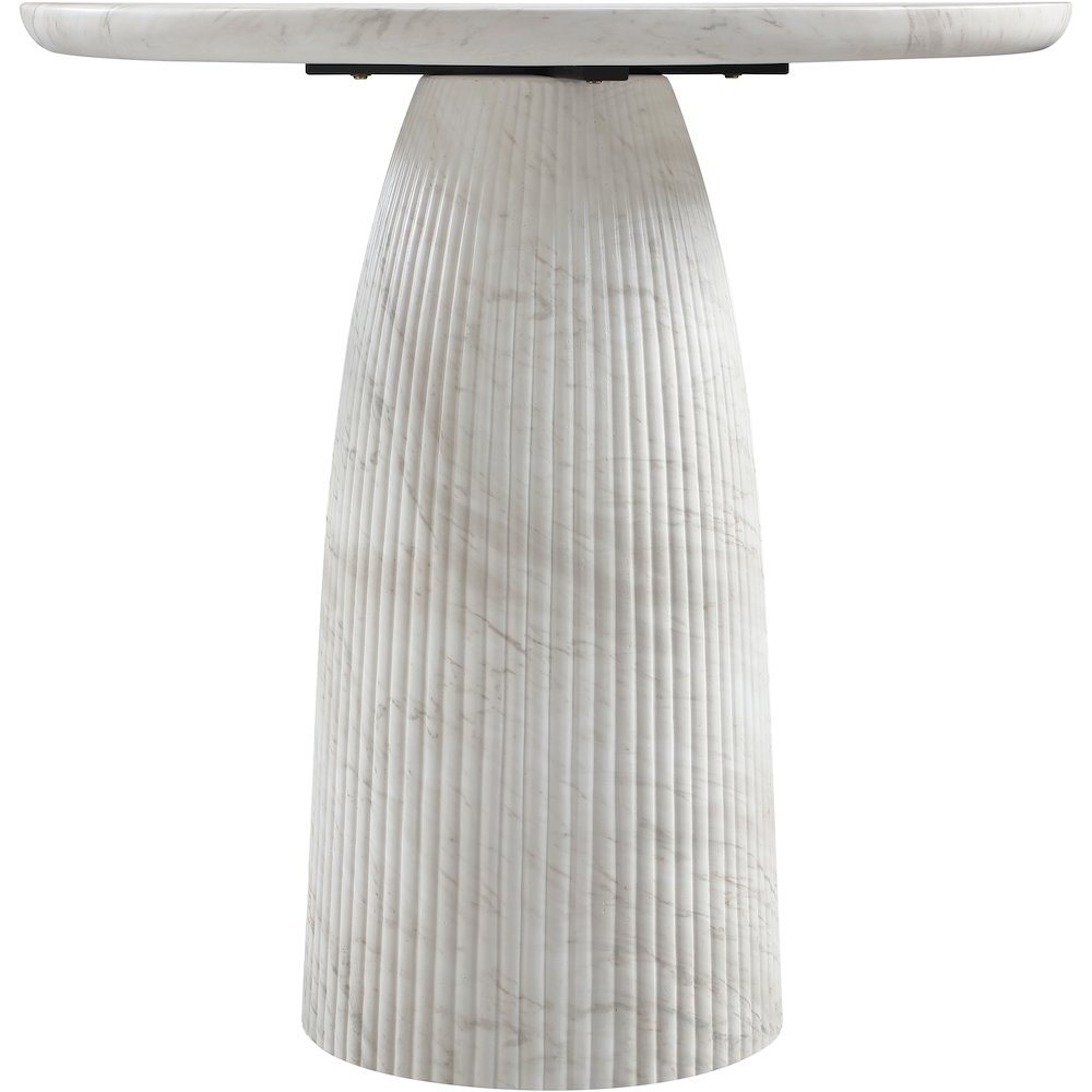Venosa White Concrete Indoor/Outdoor Counter Height Table