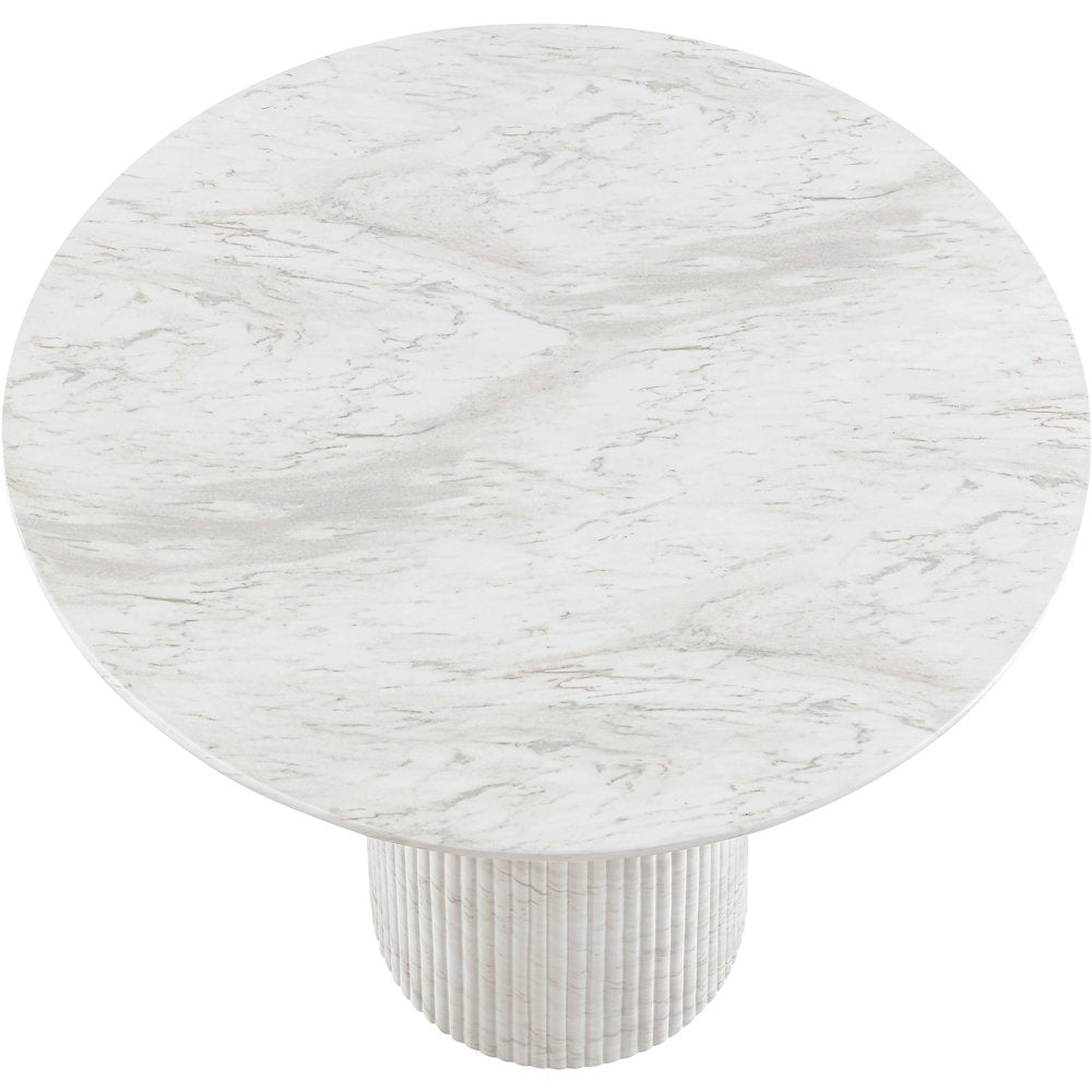 Venosa White Concrete Indoor/Outdoor Counter Height Table