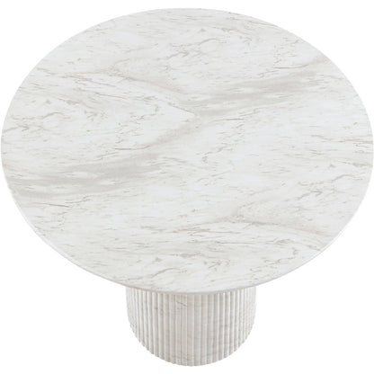 Venosa White Concrete Indoor/Outdoor Counter Height Table