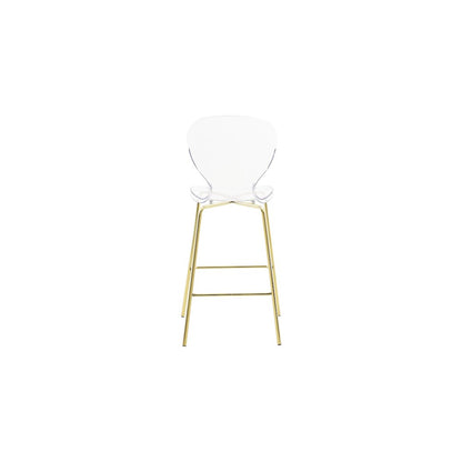 Clarion Gold Metal Stool, Set of 2