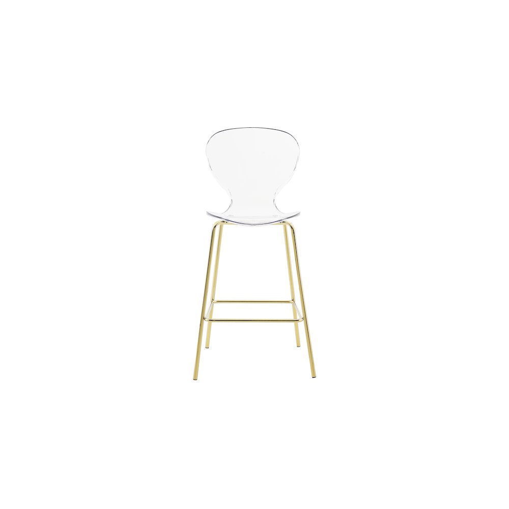 Clarion Gold Metal Stool, Set of 2