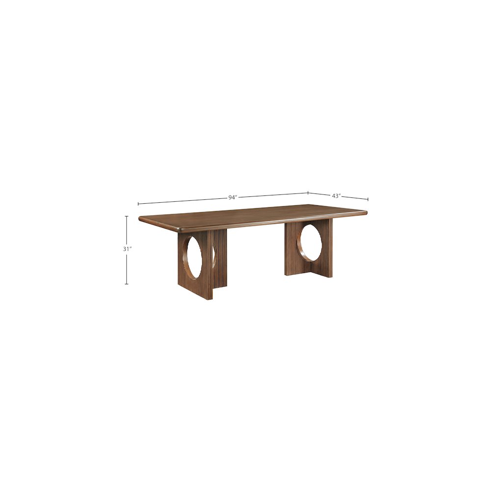 Rivas Walnut Dining Table