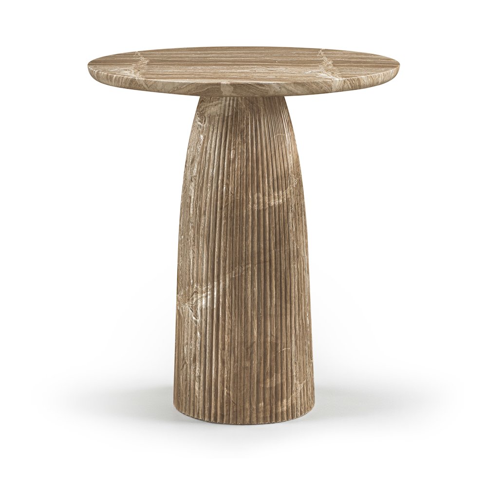 Venosa Beige Concrete Indoor/Outdoor Bar Table