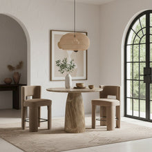 Venosa Beige Concrete Indoor/Outdoor Bar Table